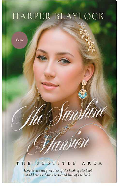 Front view of Premade Fantasy Book Cover - Indian Khaki