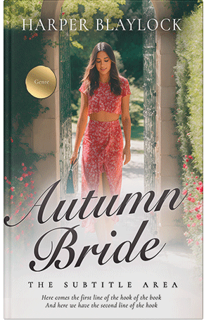 Premade Book Cover Wafer