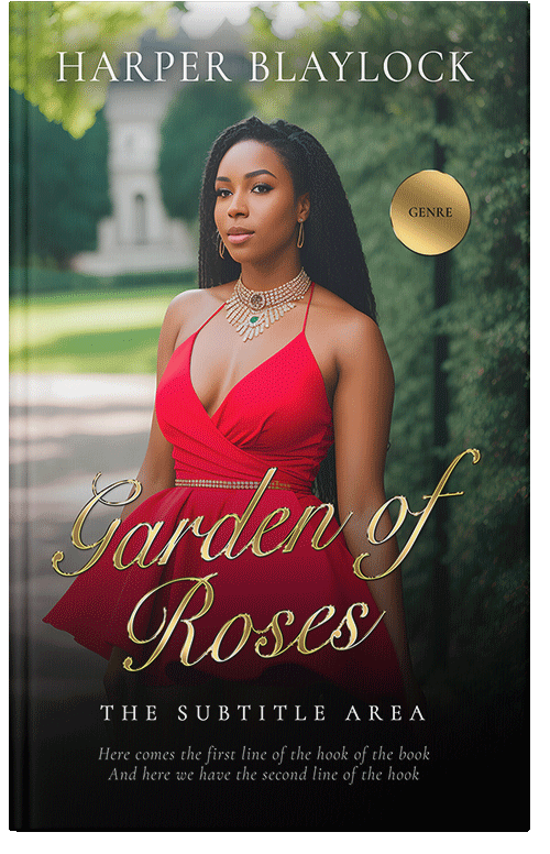 Front view of Premade Romance Book Cover - My Pink