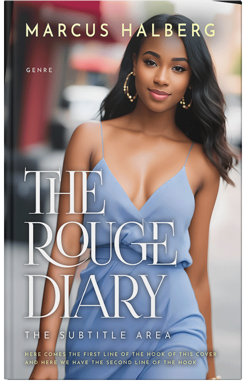 Front view of Premade Royal Romance Book Cover - Silk