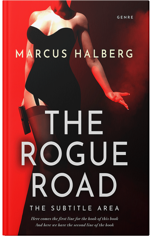 Front view of Premade Mystery & Thriller & Suspense Book Cover - Creole