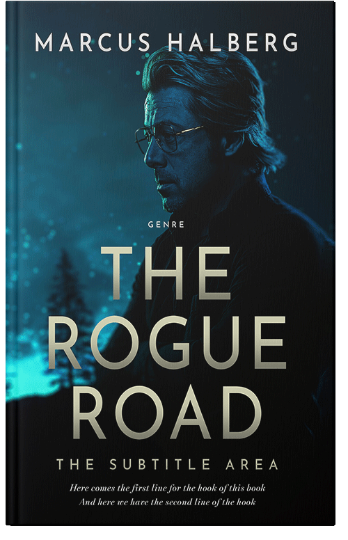 Front view of Premade Mystery & Thriller & Suspense Book Cover - Black Pearl