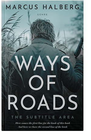 Pre Made Book Cover Tower Gray