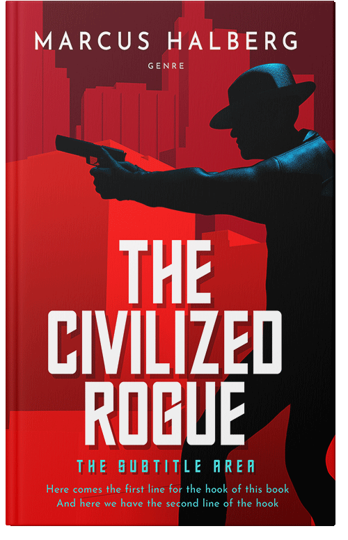 Front view of Premade Mystery & Thriller & Suspense Book Cover - Aztec