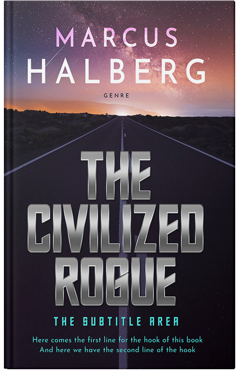 Front view of Premade Mystery & Thriller & Suspense Book Cover - Thatch