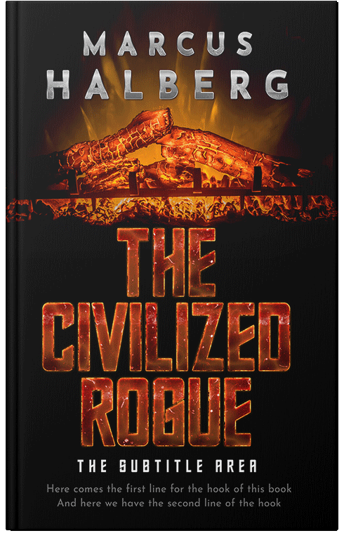 Front view of Premade Mystery & Thriller & Suspense Book Cover - Graphite