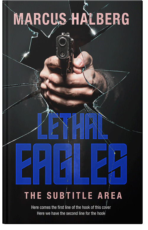 Front view of Premade Mystery & Thriller & Suspense Book Cover - Woodsmoke