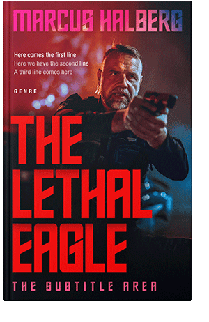 Pre Made Book Cover Alizarin Crimson