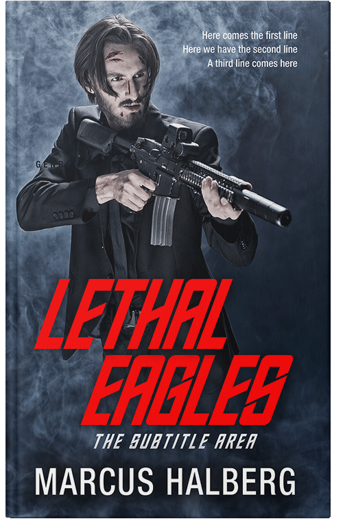 Front view of Premade Mystery & Thriller & Suspense Book Cover - Mirage