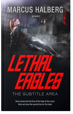 Premade Book Cover Cinnabar