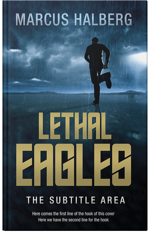 Front view of Premade Mystery & Thriller & Suspense Book Cover - Indian Khaki