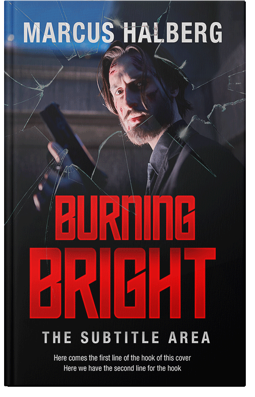 Front view of Premade Mystery & Thriller & Suspense Book Cover - Punch