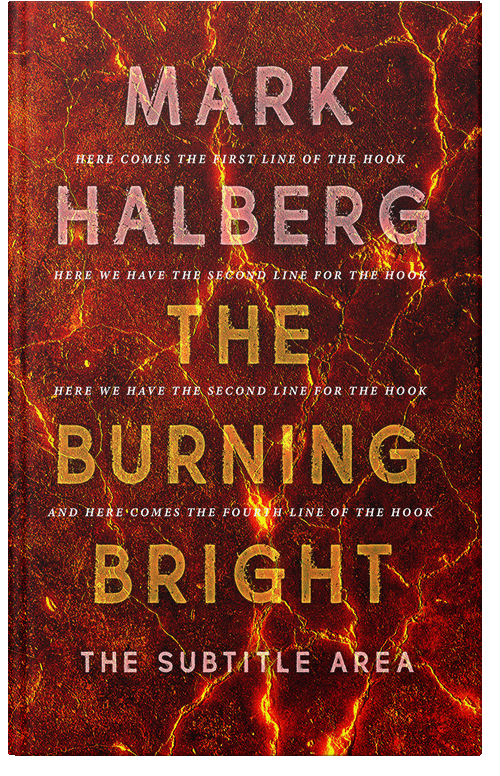 Front view of Premade Action & Adventure Book Cover - Bulgarian Rose