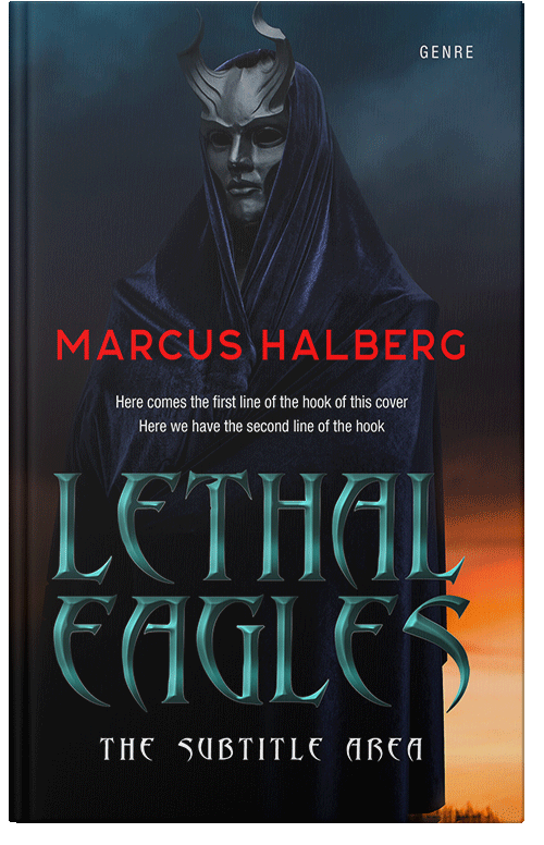 Front view of Premade Fantasy Book Cover - Bunker