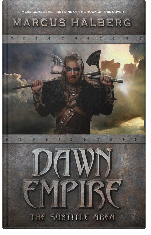 Front view of Premade Historical Book Cover - Masala