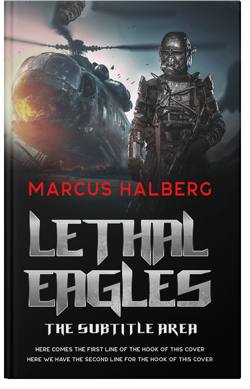 Front view of Premade Apocalyptica Book Cover - Silk