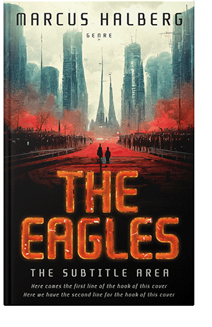 Pre Made Book Cover Cocoa Brown