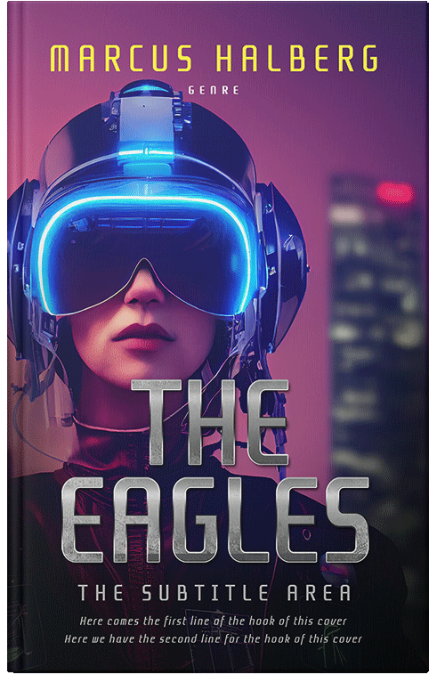 Front view of Premade Science Fiction Book Cover - Jacarta