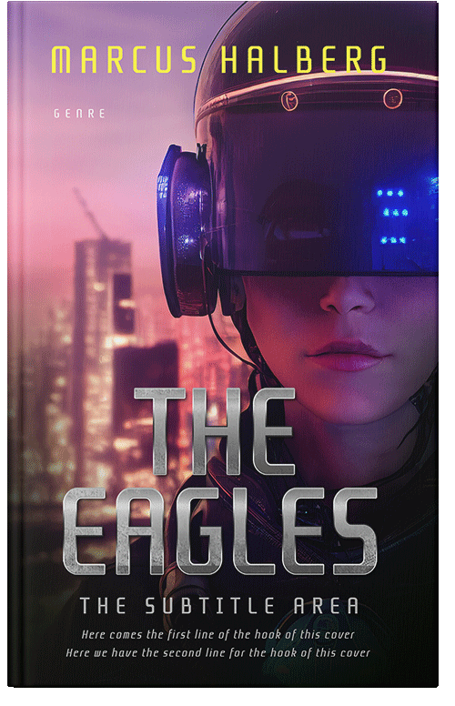 Front view of Premade Science Fiction Book Cover - Can Can