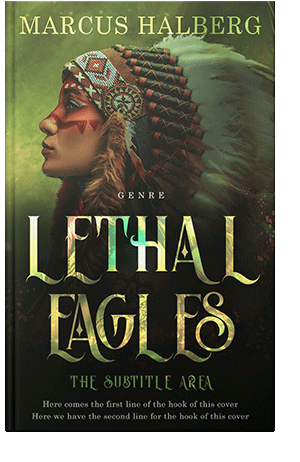 Pre Made Book Cover Rangoon Green