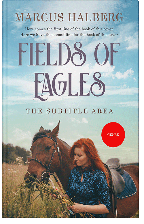 Front view of Premade Western Book Cover - Geyser