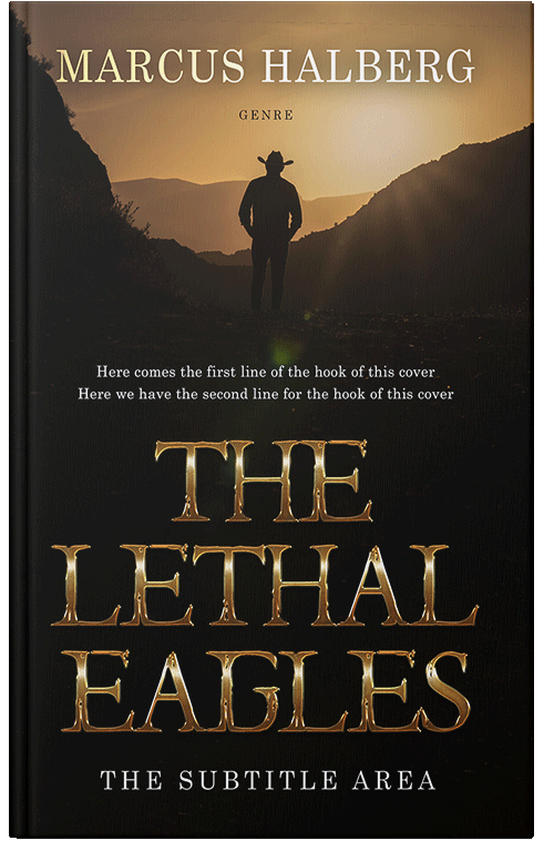 Front view of Premade Action & Adventure Book Cover - Muddy Waters