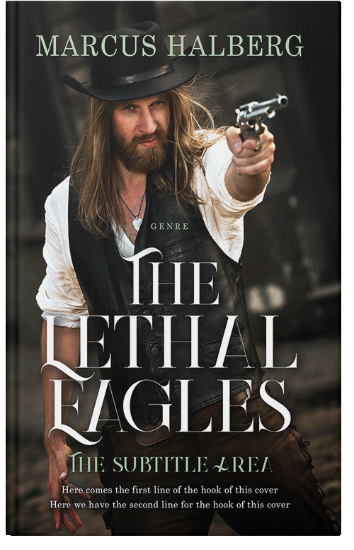 Front view of Premade Historical Book Cover - Zeus