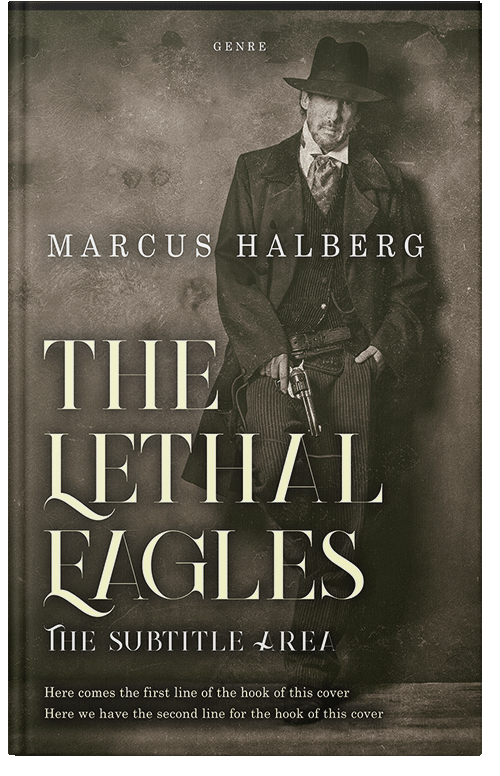 Front view of Premade Historical Book Cover - Birch