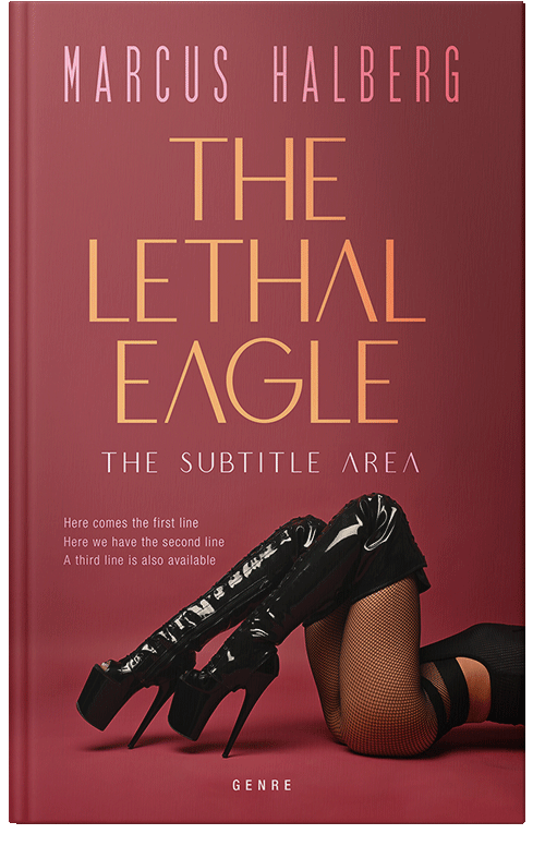 Front view of Premade Erotica Book Cover - Stiletto
