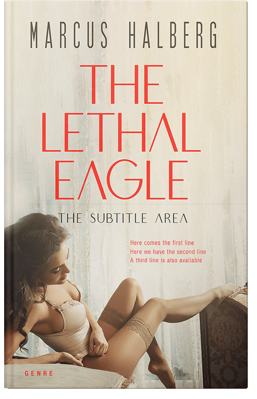 Front view of Premade Erotica Book Cover - White Rock