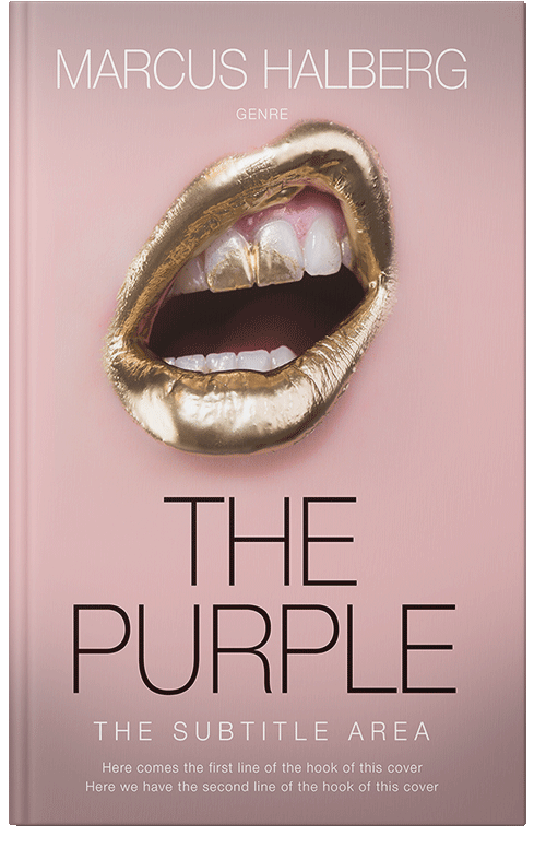 Front view of Premade Erotica Book Cover - Clam Shell