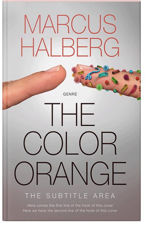 Front view of Premade Medical Book Cover - Silver Rust