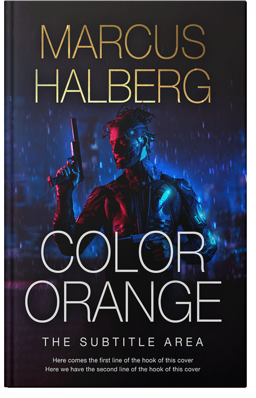 Front view of Premade Science Fiction Book Cover - Vulcan