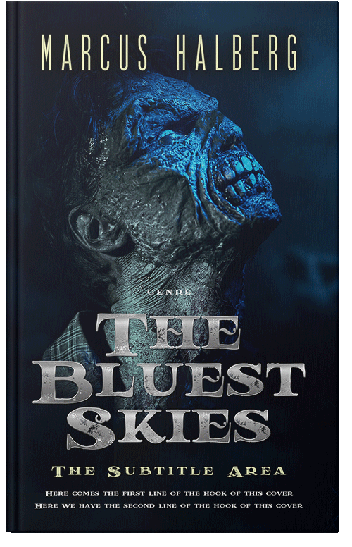 Front view of Premade Apocalyptica Book Cover - Ebony