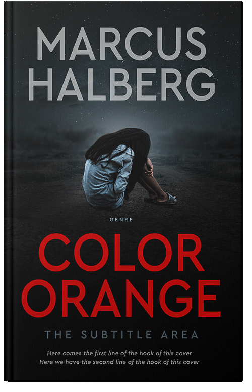 Front view of Premade Horror Book Cover - Woodsmoke