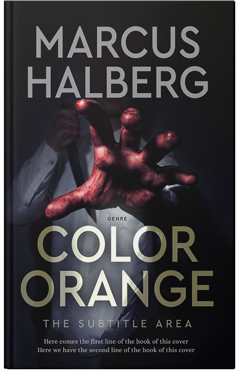 Front view of Premade Mystery & Thriller & Suspense Book Cover - Martini