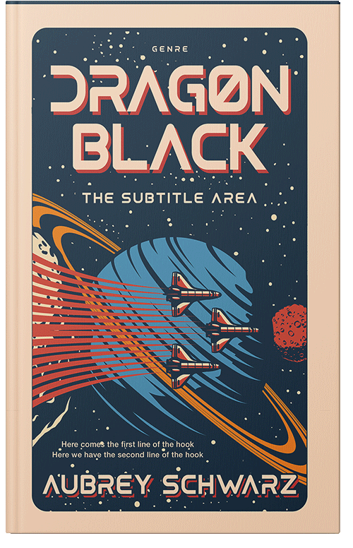 Front view of Premade Science Fiction Book Cover - Blue Dianne