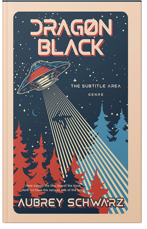 Front view of Premade Apocalyptica Book Cover - Blue Dianne