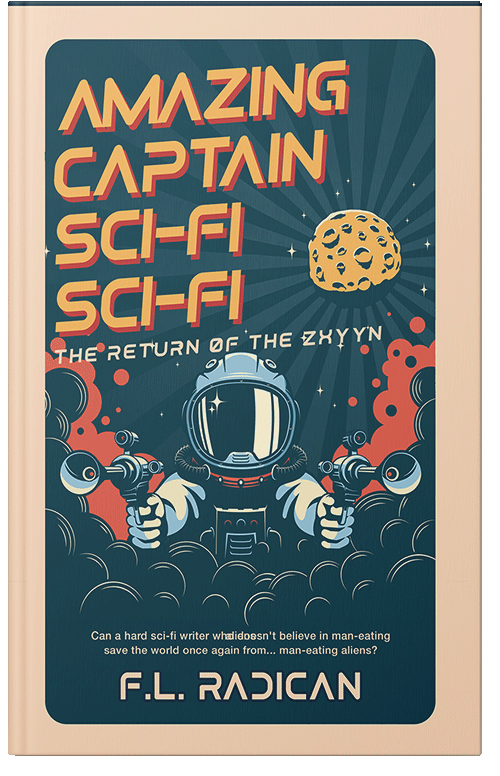 Front view of Premade Science Fiction Book Cover - Elephant