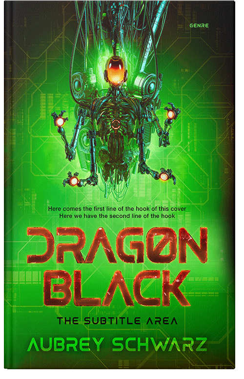 Front view of Premade Science Fiction Book Cover - La Palma