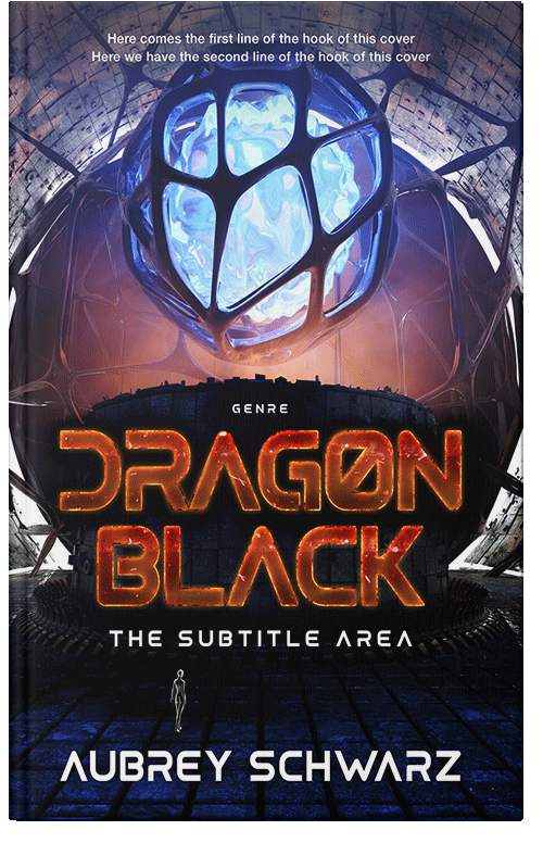 Front view of Premade Science Fiction Book Cover - Oriental Pink