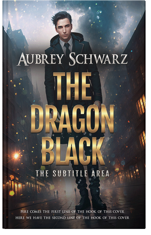 Front view of Premade Science Fiction Book Cover - Shark