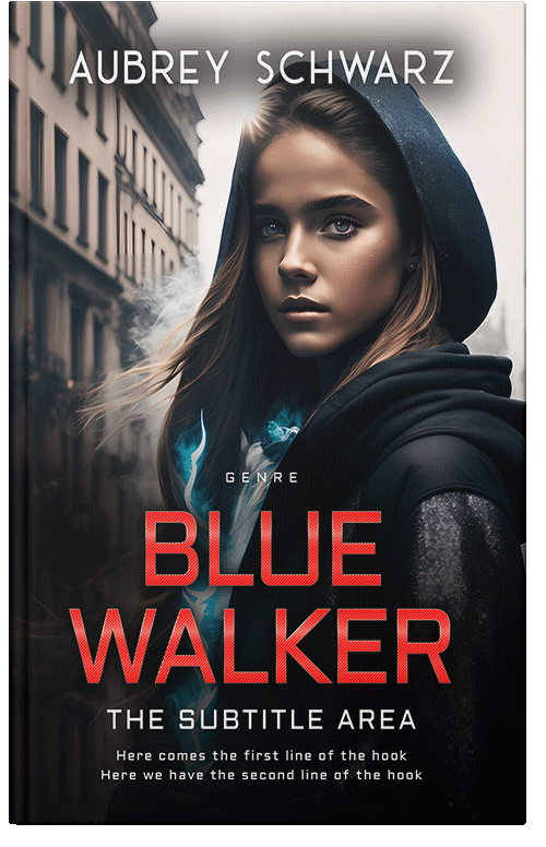 Front view of Premade Science Fiction Book Cover - Eunry