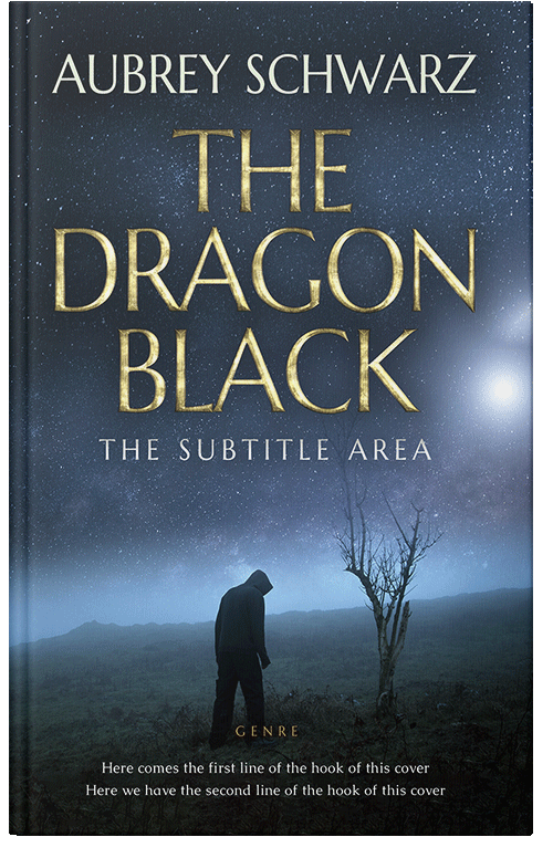 Front view of Premade Horror Book Cover - Ebony Clay