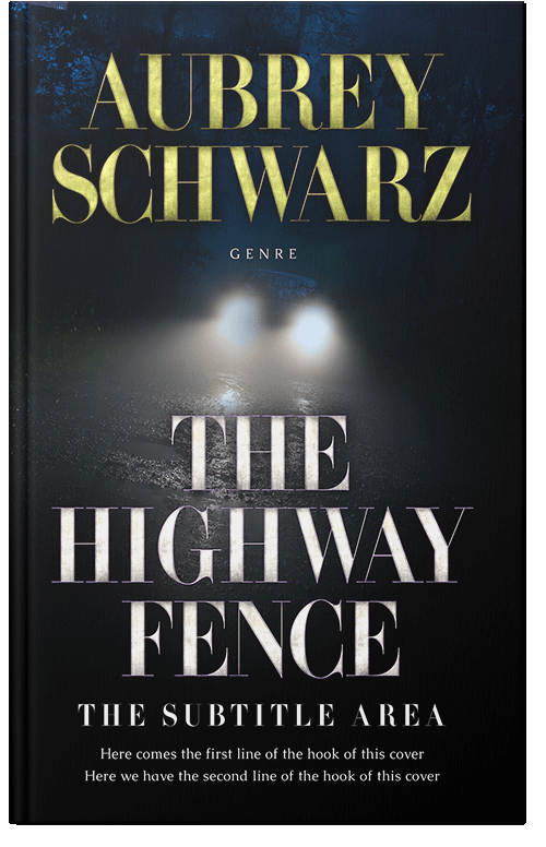 Front view of Premade Mystery & Thriller & Suspense Book Cover - Thistle Green