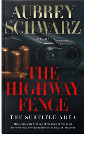 Pre Made Book Cover Black