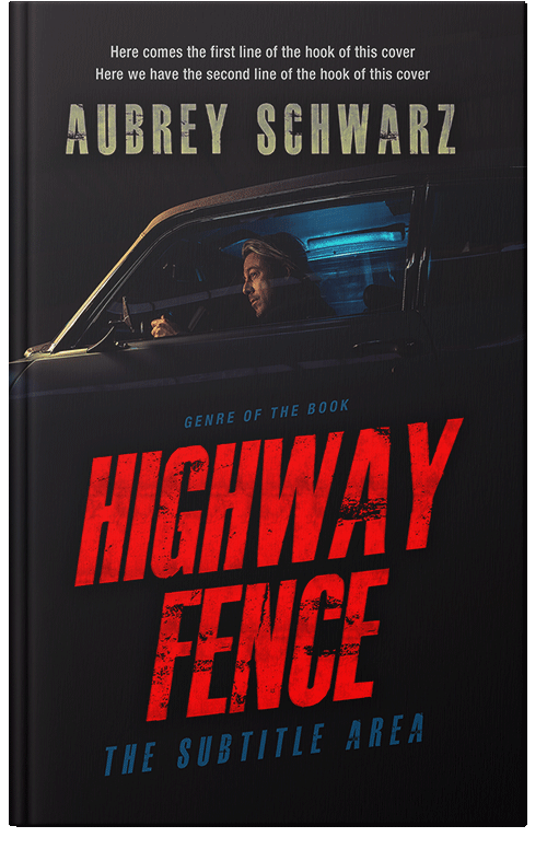 Front view of Premade Mystery & Thriller & Suspense Book Cover - Alizarin Crimson