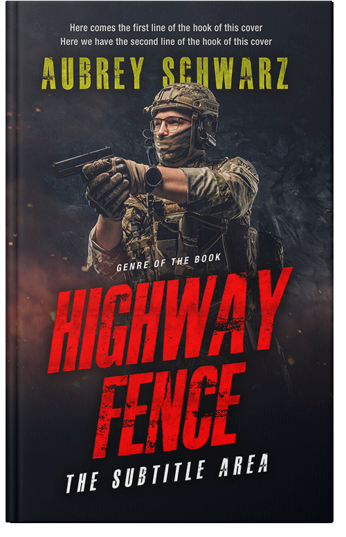 Front view of Premade Action & Adventure Book Cover - Thunderbird