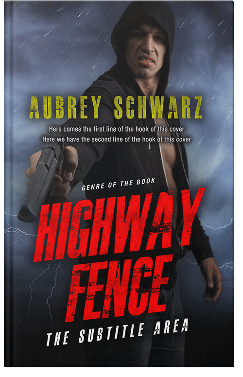 Front view of Premade Mystery & Thriller & Suspense Book Cover - Shark