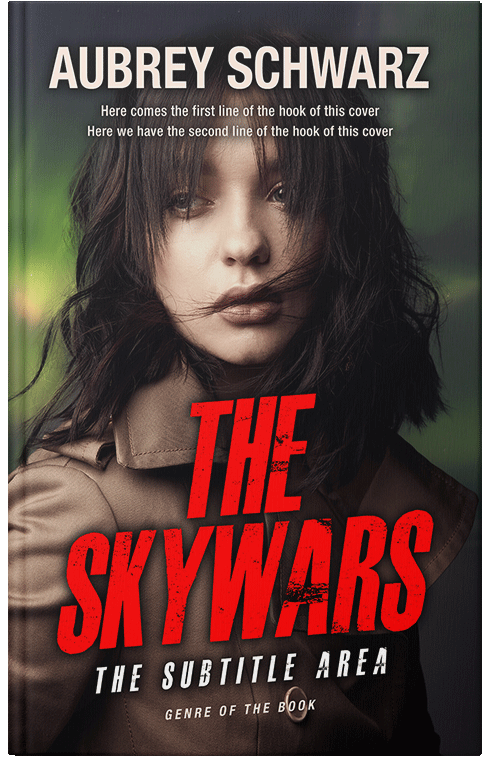 Front view of Premade Mystery & Thriller & Suspense Book Cover - Terracotta